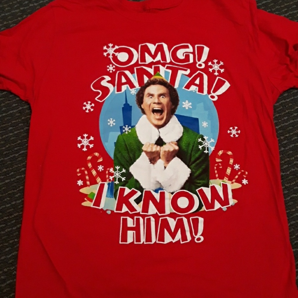 Buddy the elf short sleeve tshirt